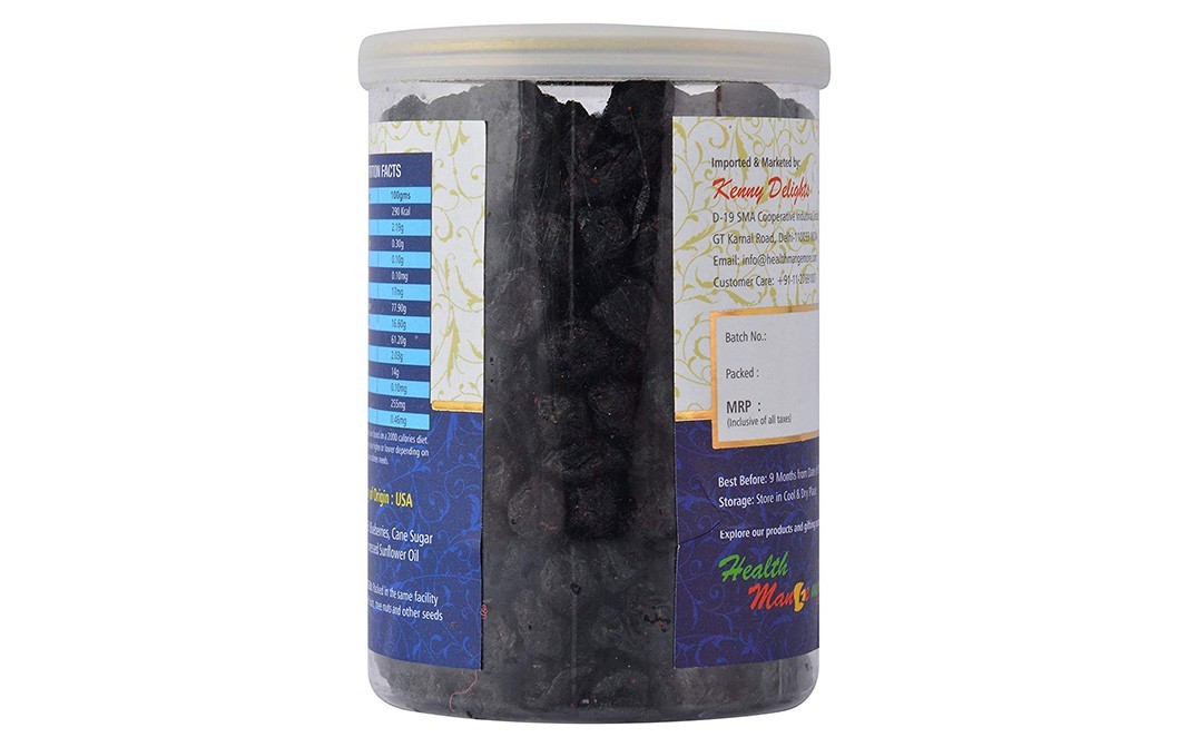 Kenny Delights Dried Blueberries    Jar  250 grams